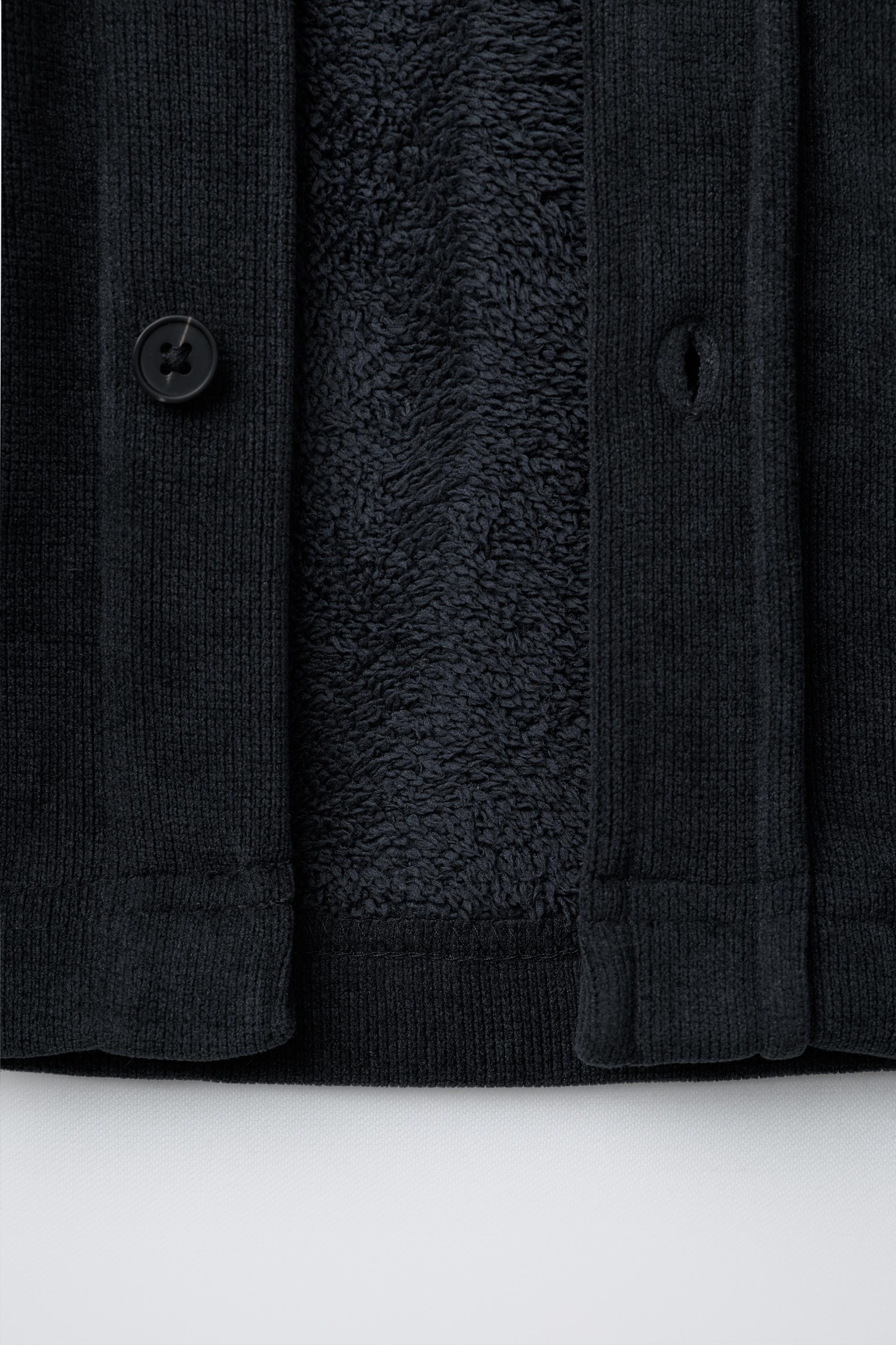 COMFORT FLEECE CORDUROY OVERSHIRT